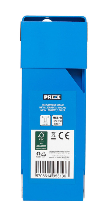 Borsett HSS titan 5 deler - PRIZE®